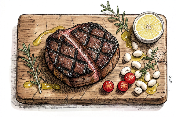 Bistecca alla Fiorentina with Cannellini Beans