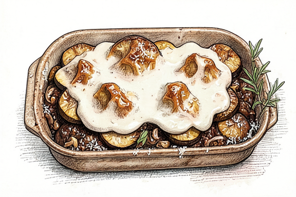 Greek Moussaka with Bechamel