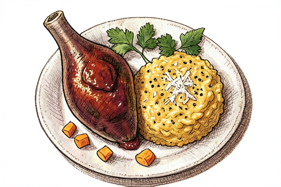 Osso Buco with Risotto Milanese